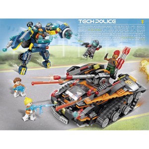 Wholesale Tech Police Building Toys Bricks Armored Vehicles Kit